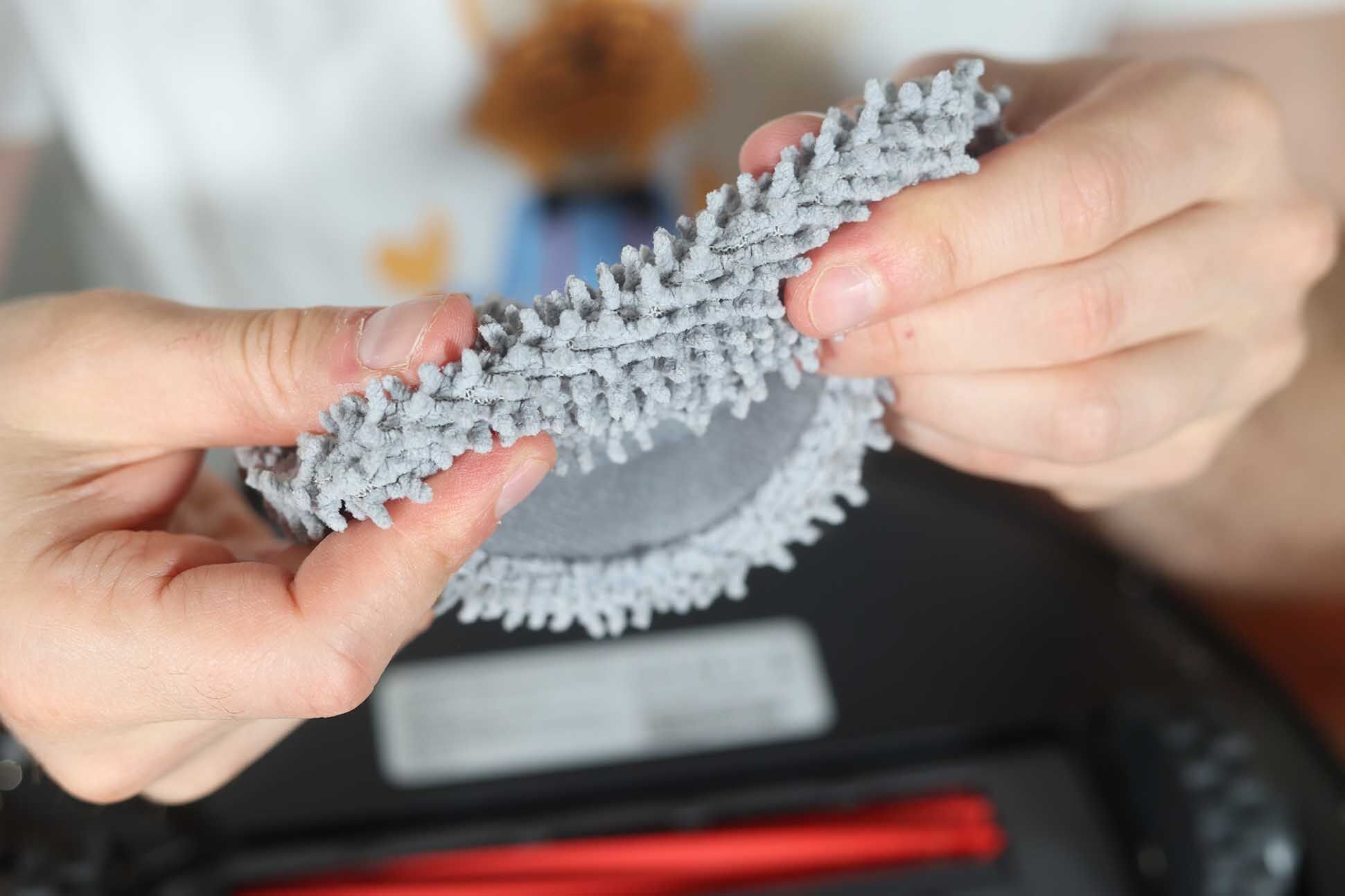 Салфетки Roborock Q Revo крупным планом.